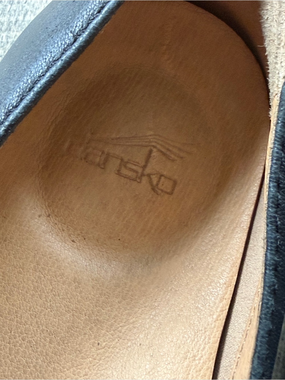 Dansko Leeza Black Leather Ballerina Flats size 37 - Picture 5 of 8
